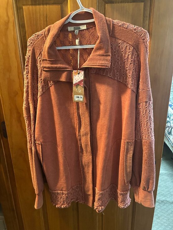 gimmicks by BKE Jackets & Blazers - Gimmick NWT Oversized Zip Sweatshirt